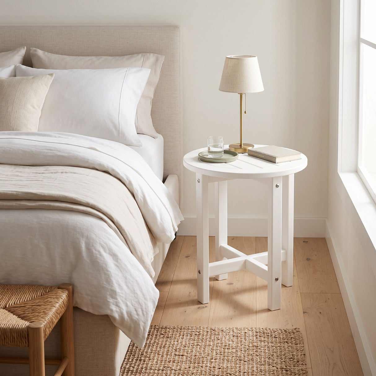 Round Outdoor Side Table