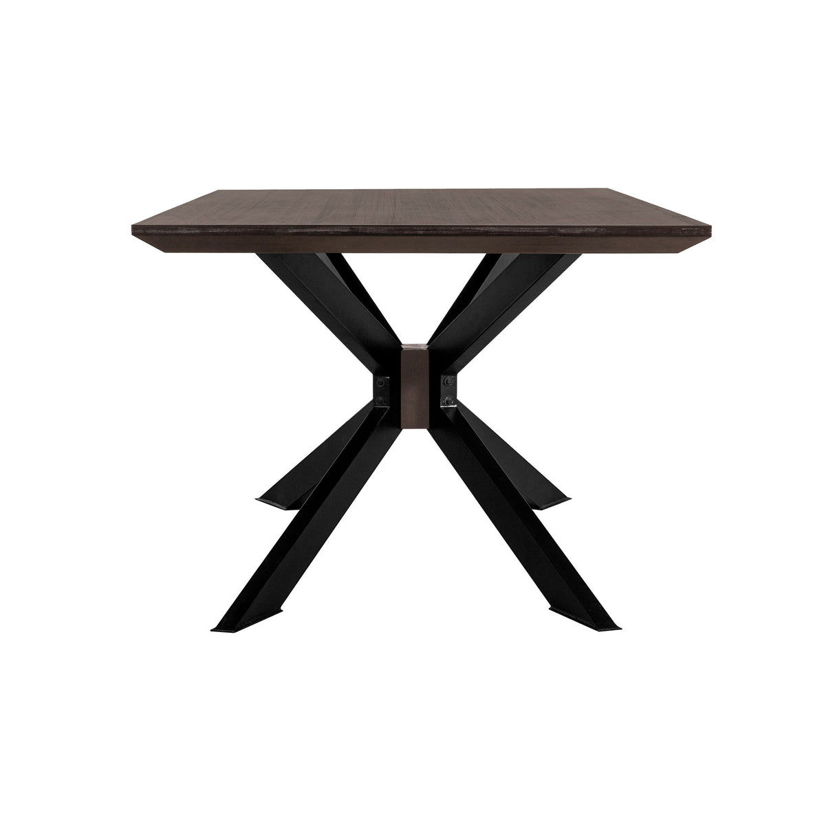 Pirate - Acacia Modern Dining Table - Coffee Bean Brush / Natural Black