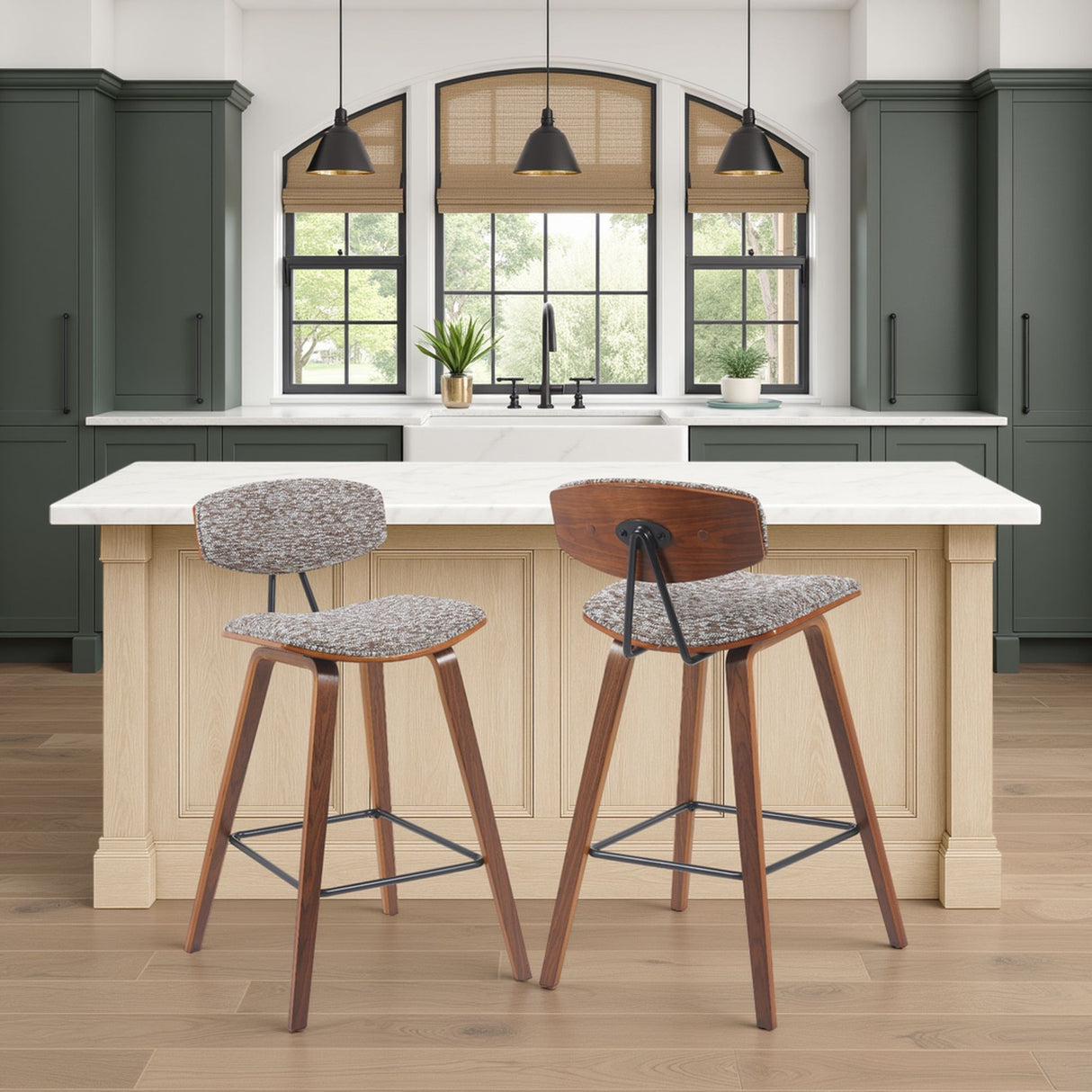 Fox - Mid-Century Counter Stool