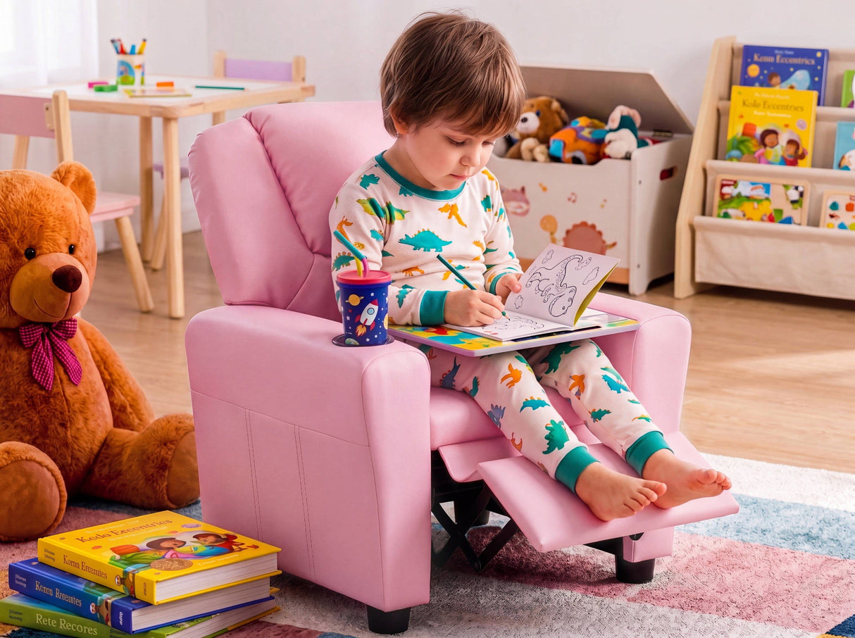 Marisa - Kids Recliner Chair With Cupholder
