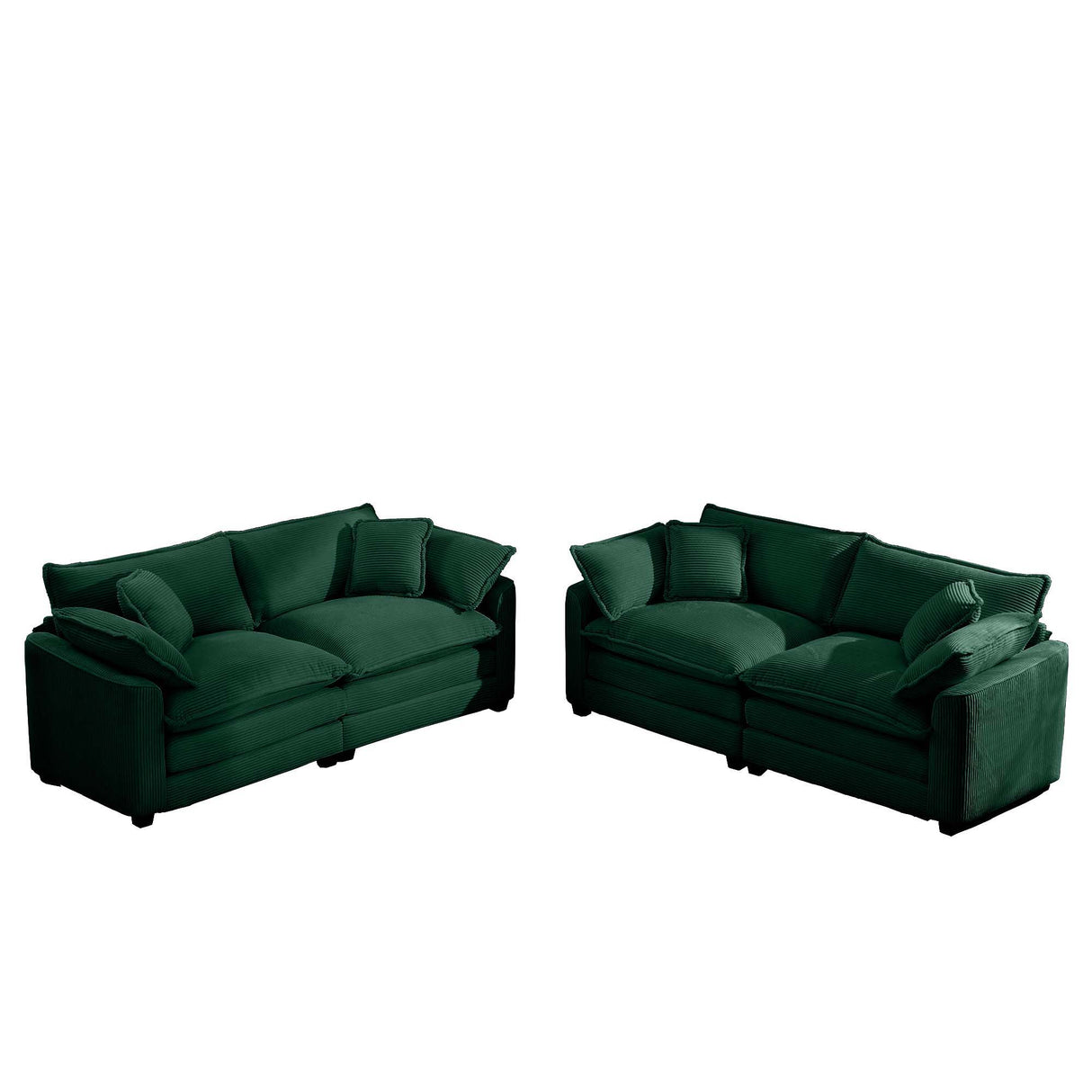 Elegant Oversized Sectional Sofa Set With Deep Seats And Flexible Layout