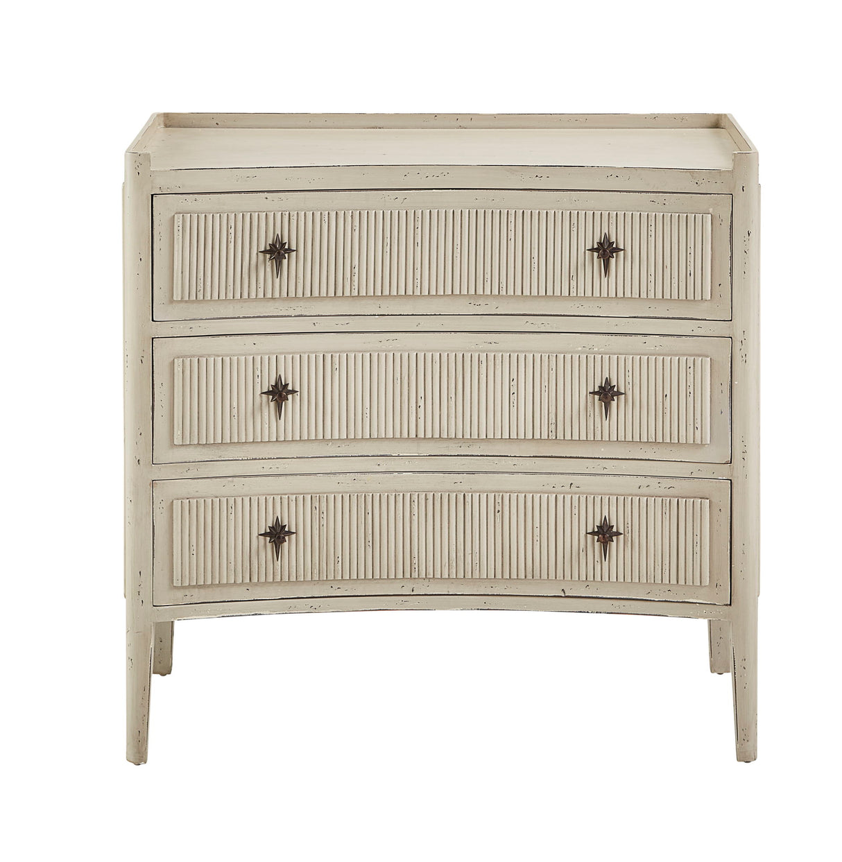 Reeded - Chest Of Drawers - Beige