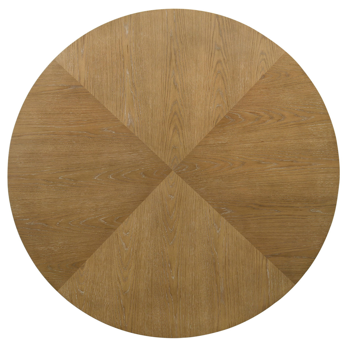 Kent - Round Dining Table - Brown Oak