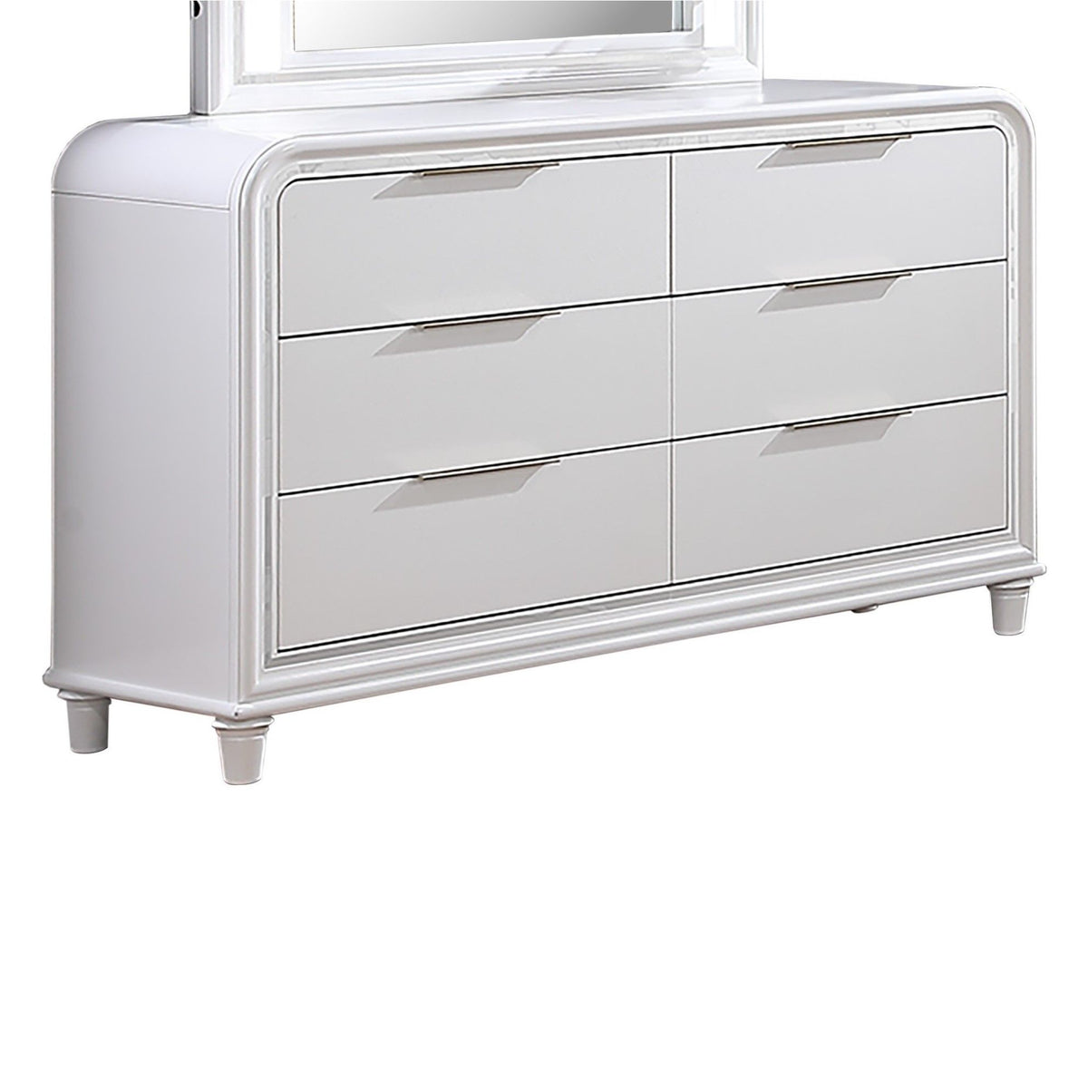 Dresser 6 Drawers - White
