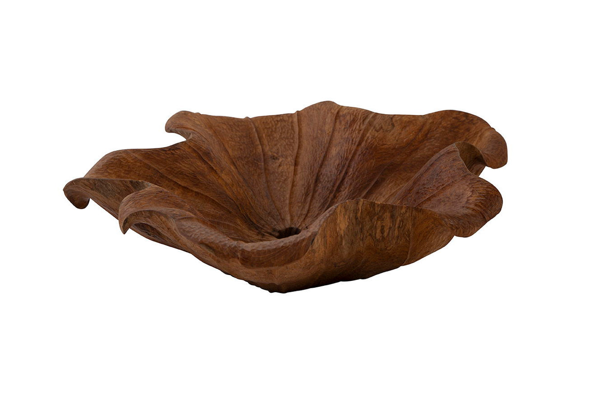 All Teak Bowl - Dark Brown