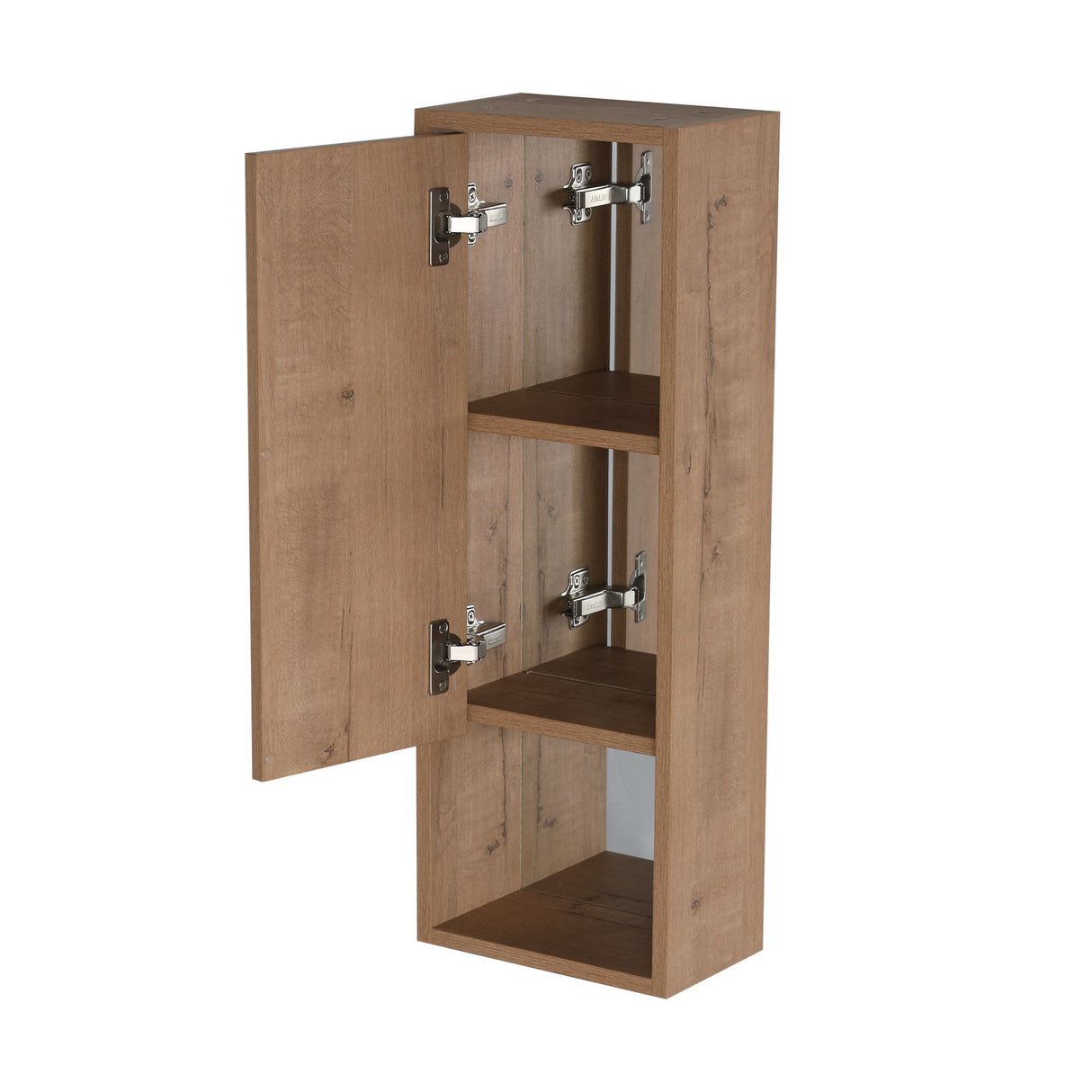 10" Wall Mounted Storage Cabinet, Bathroom Cabinet With Soft Close Door - Imitative Oak