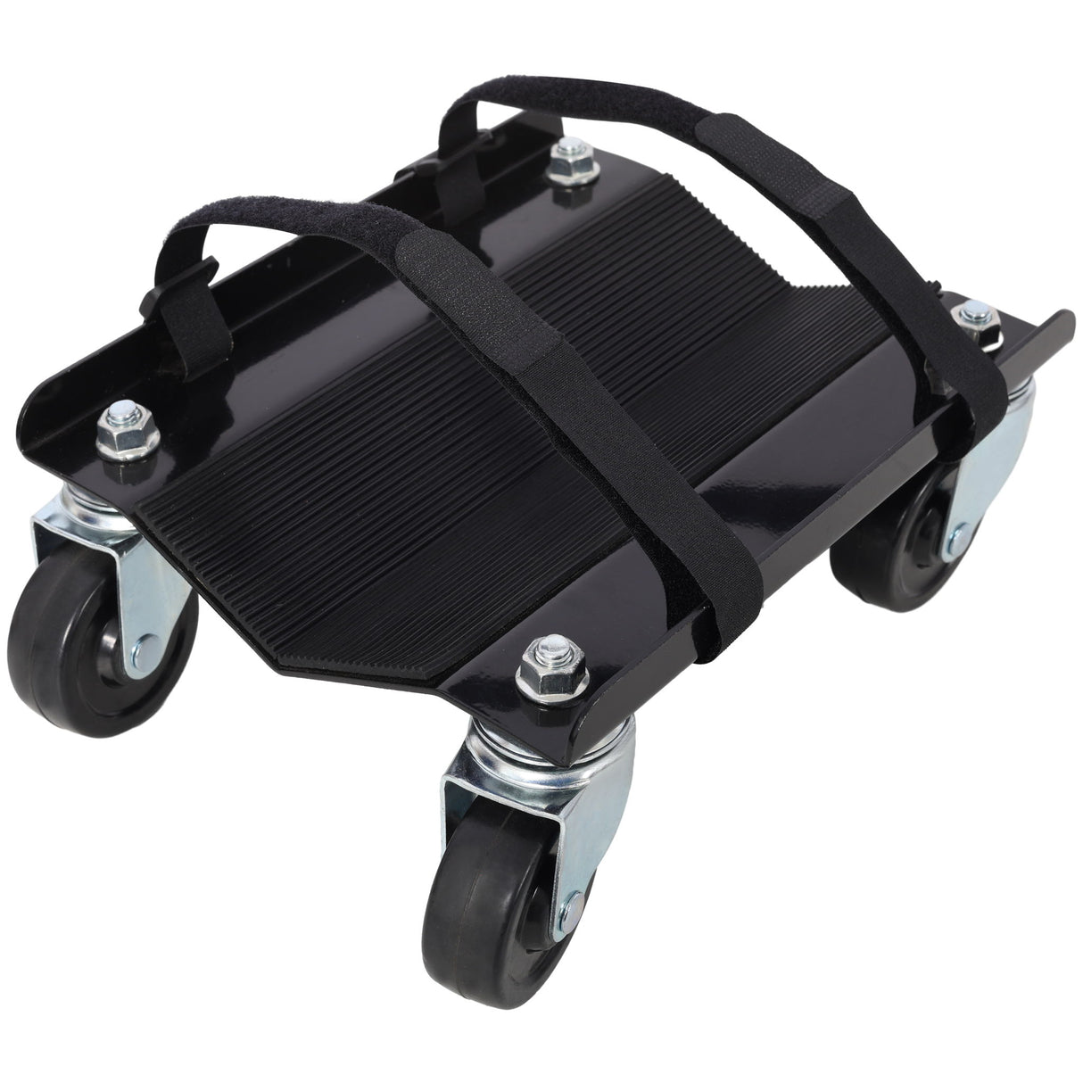 Heavy Duty Snowmobile Dolly With V Slide And Swivel Casters Steel, 1500Lbs Capacity