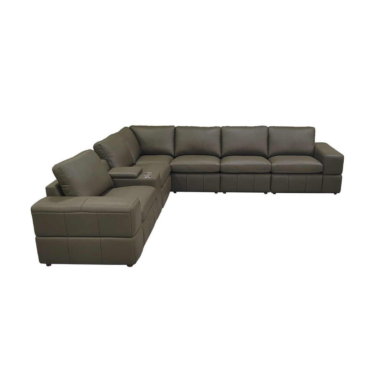 Modular Sectional With Large Square Arms