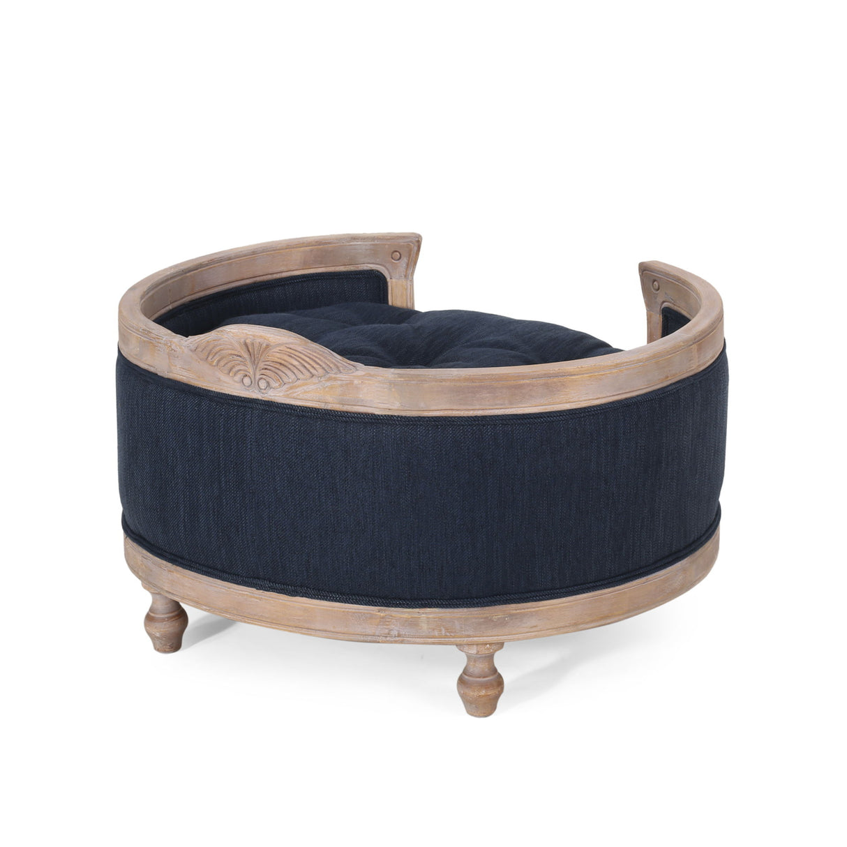 Upholstered Pet Bed, Fabric Dog Bed