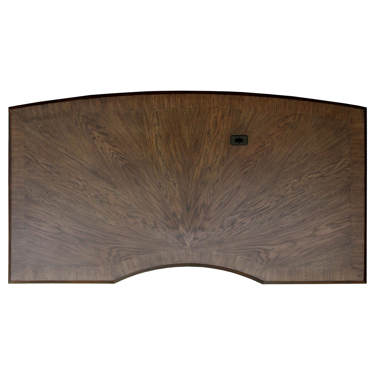 Hartshill 72-Inch 7-Drawer Executive Desk Burnished Oak