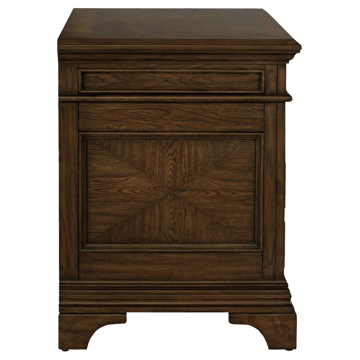 Hartshill 5-Drawer Home Office File Cabinet in Burnished Oak