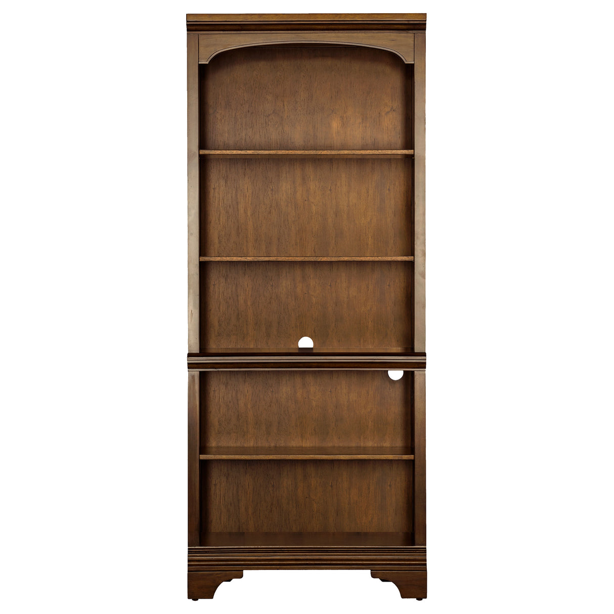 Hartshill 78-Inch 5-Shelf Bookcase in Burnished Oak
