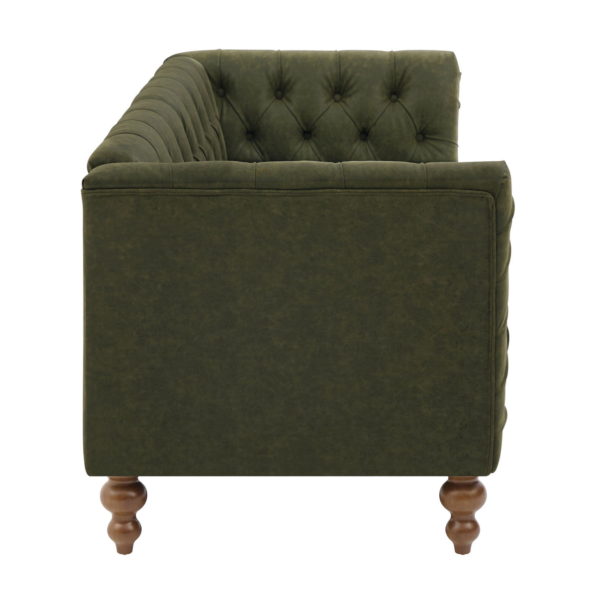 Chesterfield Sofa With Flared Arms For Living Room
