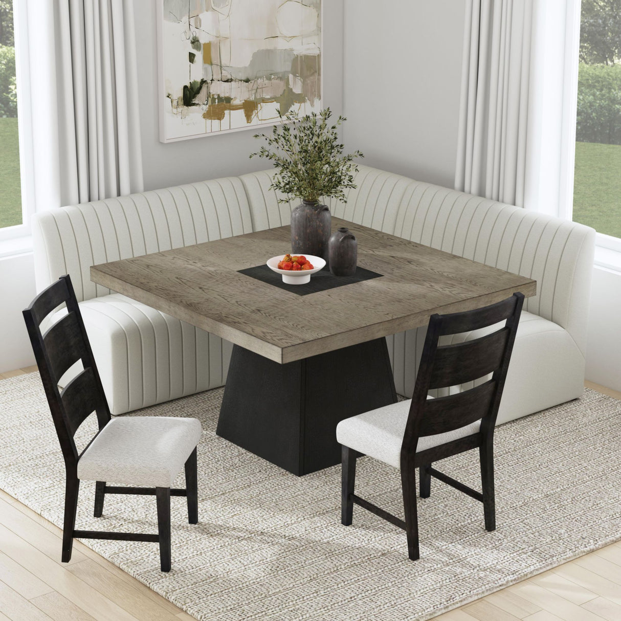 Jemma - Dining Bench - Beige Linen