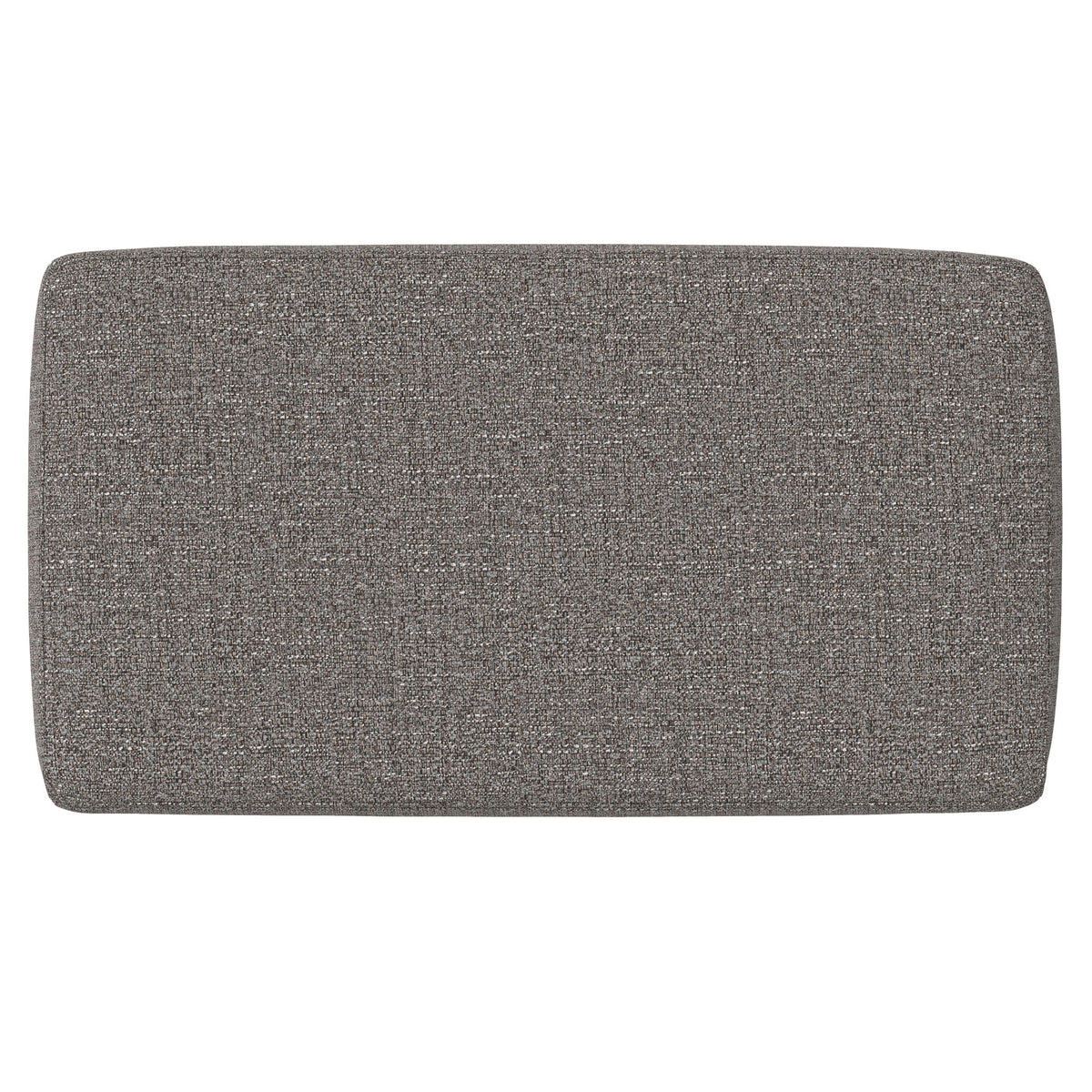Milltown - Footstool Small Ottoman Bench - Dark Gray - Fabric