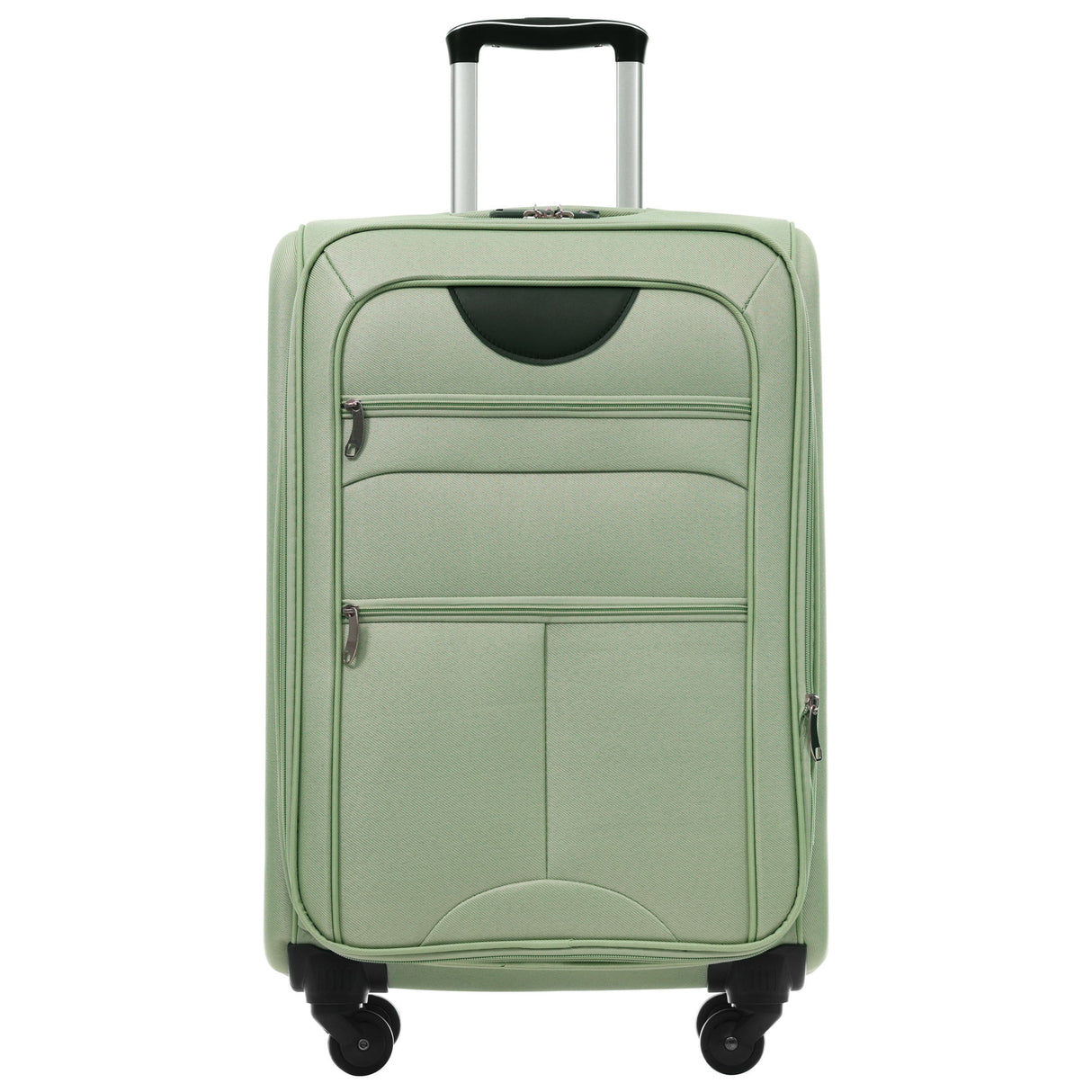 Softside Luggage Expandable 3 Piece Set Upright Spinner Lightweight Suitcase