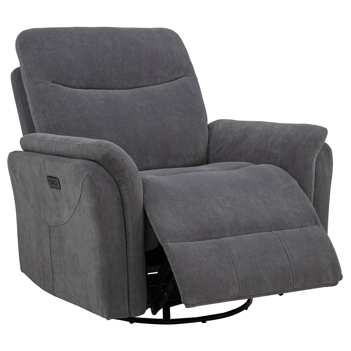 Beacon - Power Swivel Recliner With USB Charging And Adjustable Recline