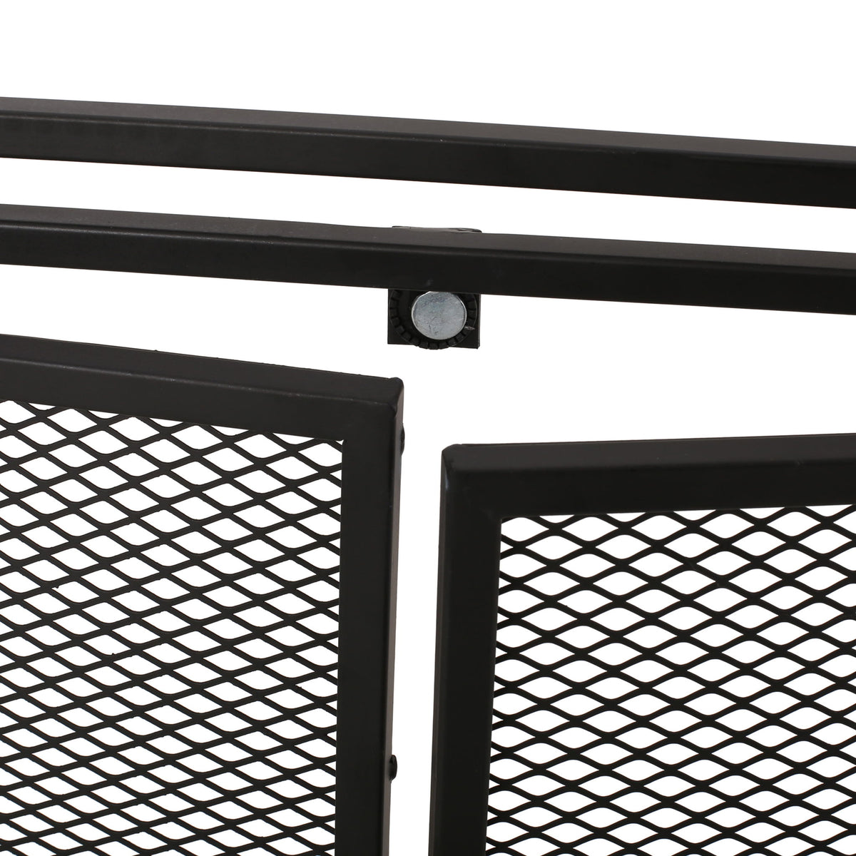 Samantha - Iron Fireplace Screen 2 Door Design