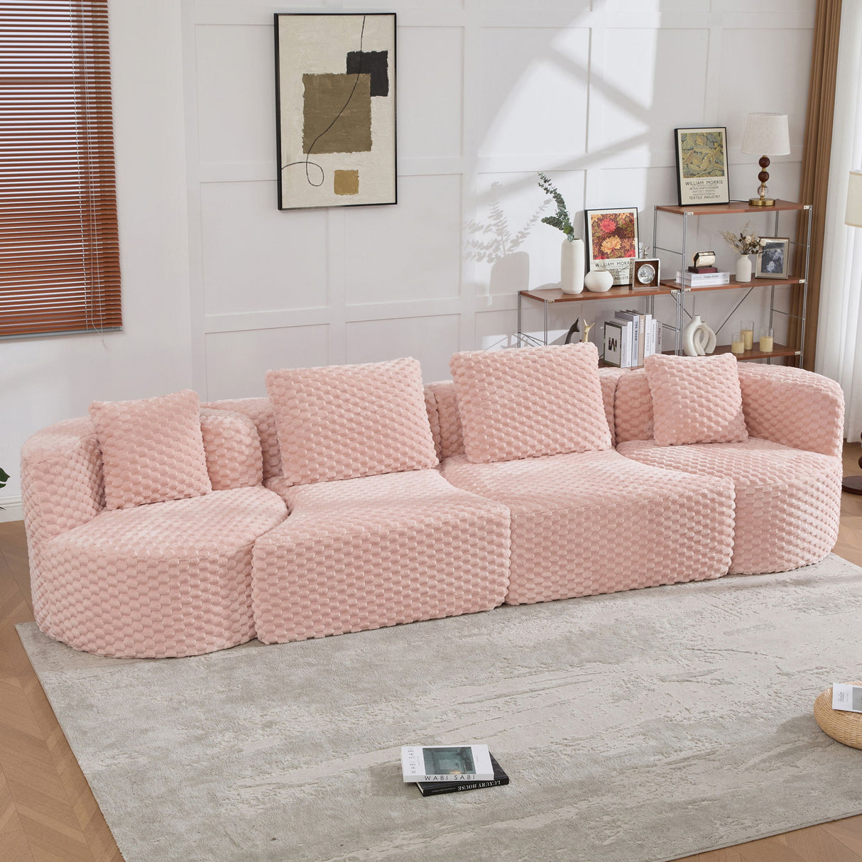 Modular Sectional Sofa With Free Combination Design