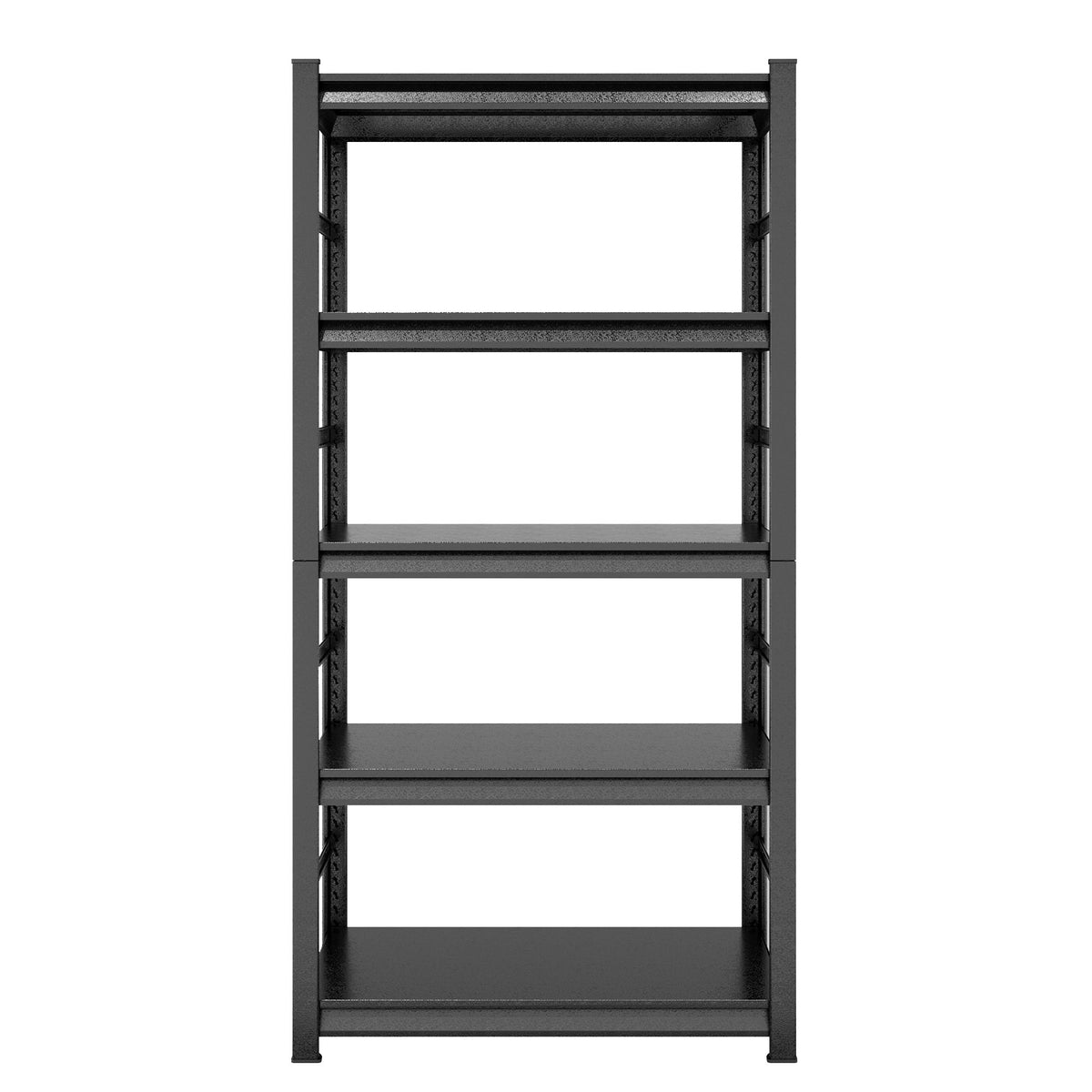 Storage Shelves 5 Tier Heavy Duty Metal Adjustable Shelving Units And Storage Rack Kitchen Garage Shelf - Black