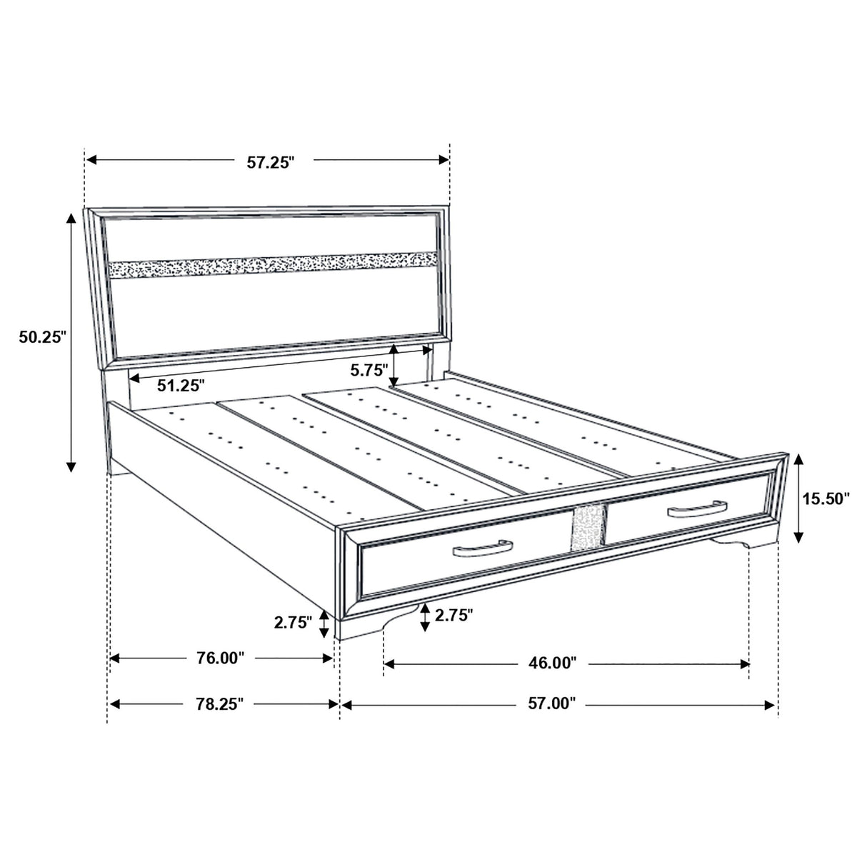 Annie - 5 Piece Bedroom Set
