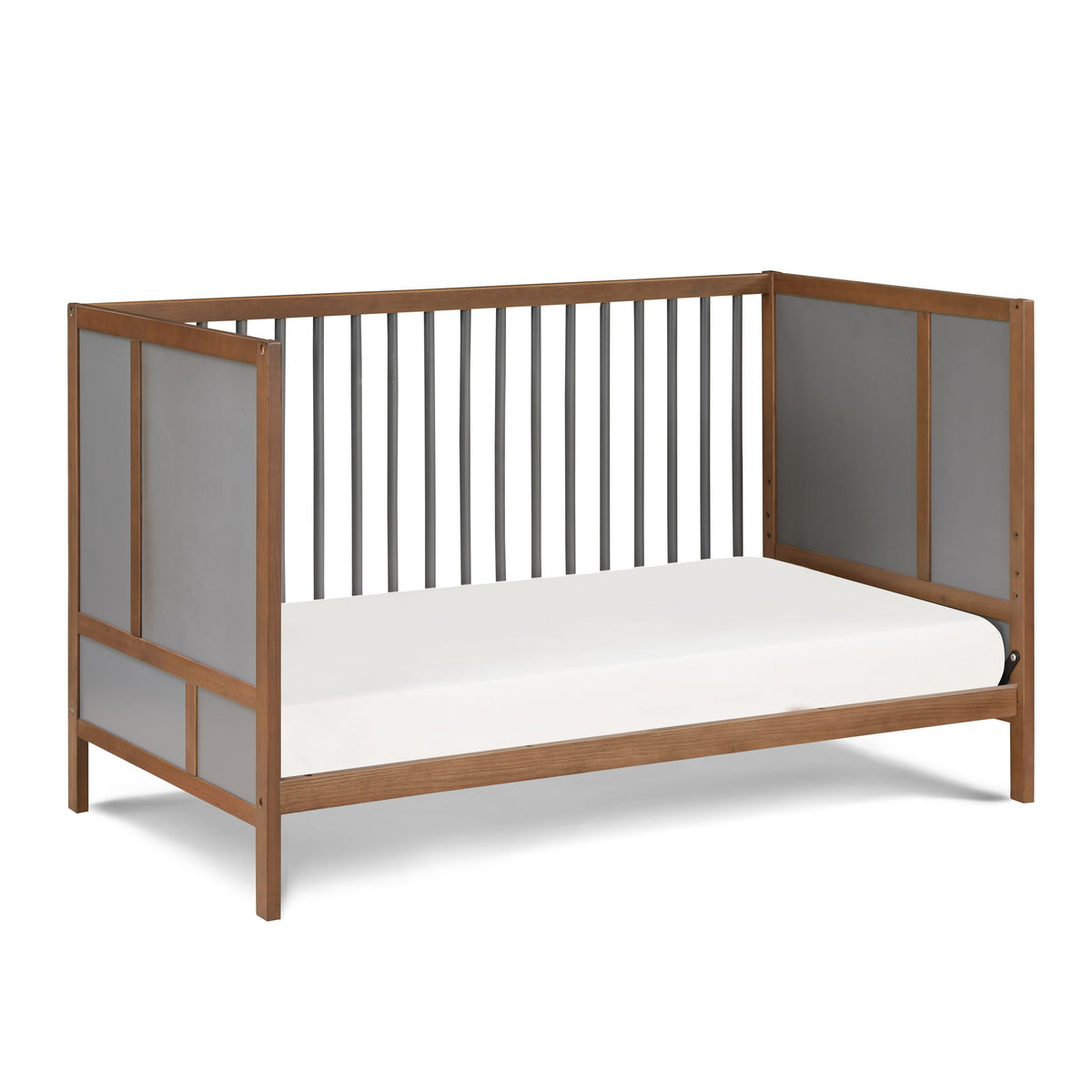 Pixie Finn - 3 In 1 Crib - Walnut Brown