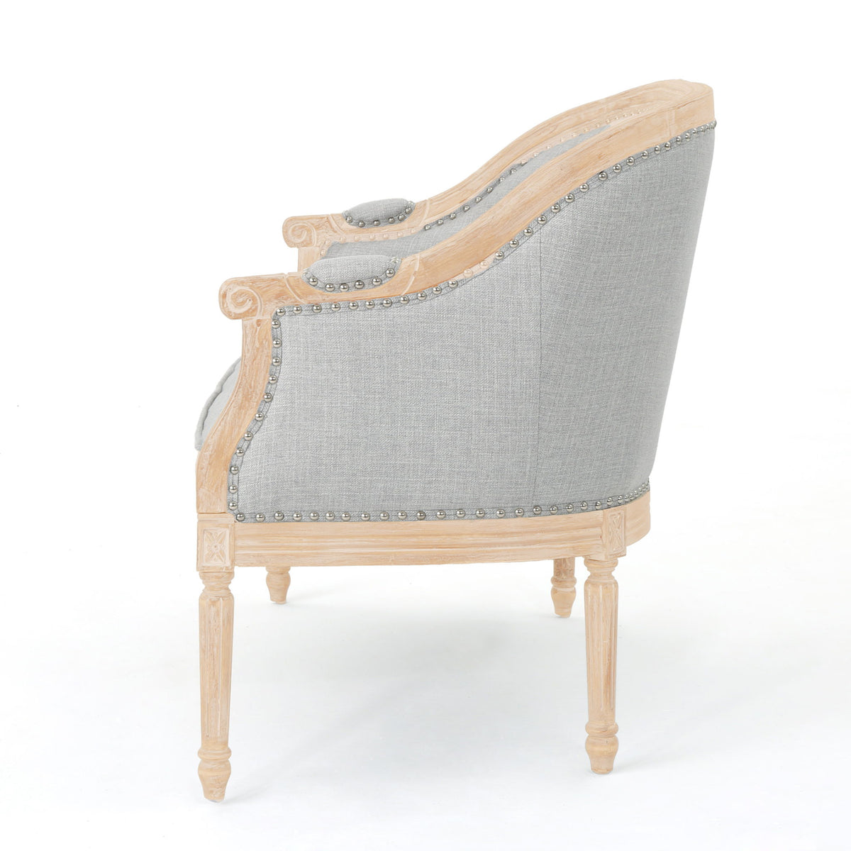 French Country Chesterfield Style Tufted Loveseat
