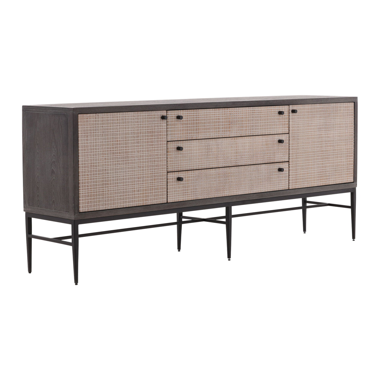 Glacier - Sideboard - Light Brown / Black
