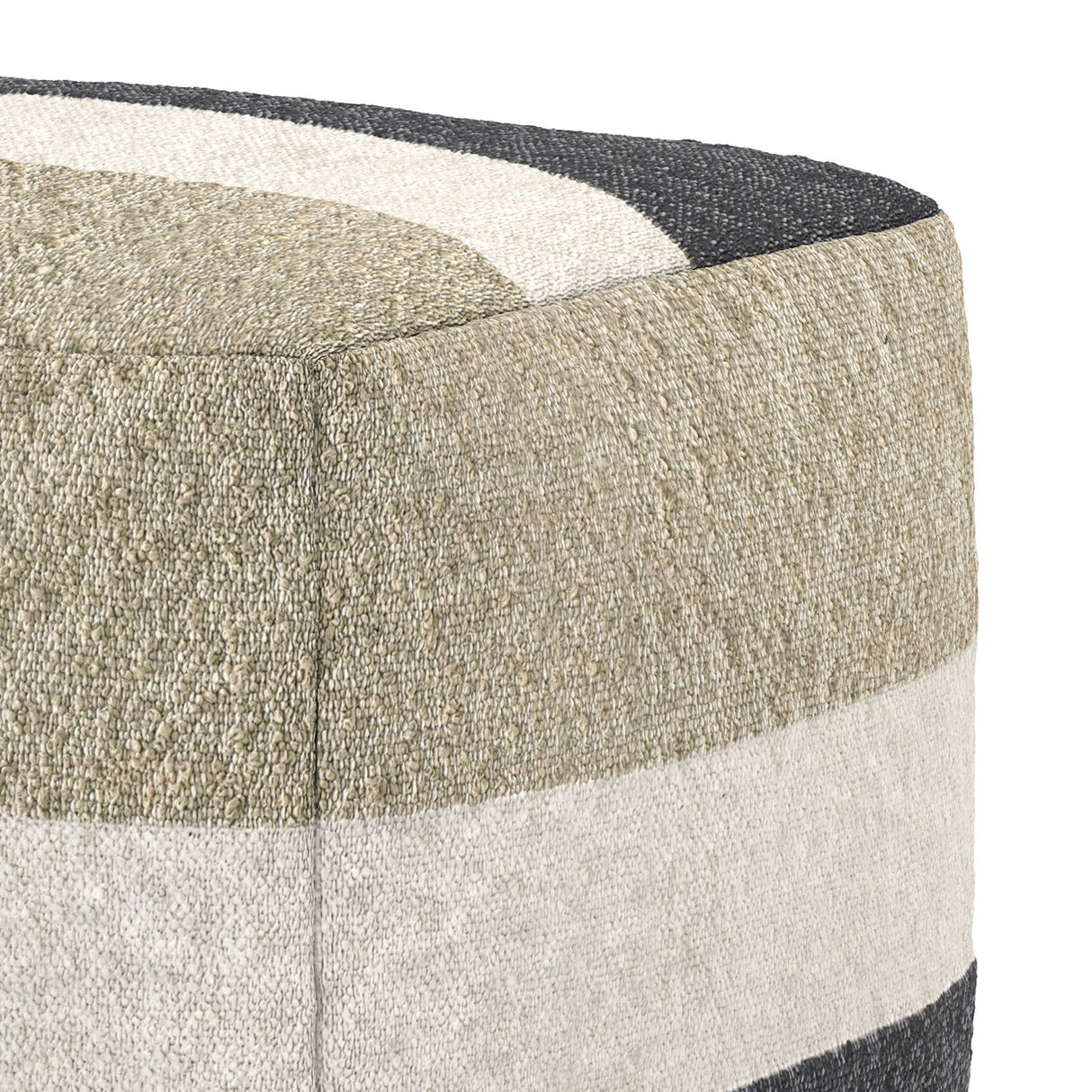 Claudette - Square Pouf - Multi