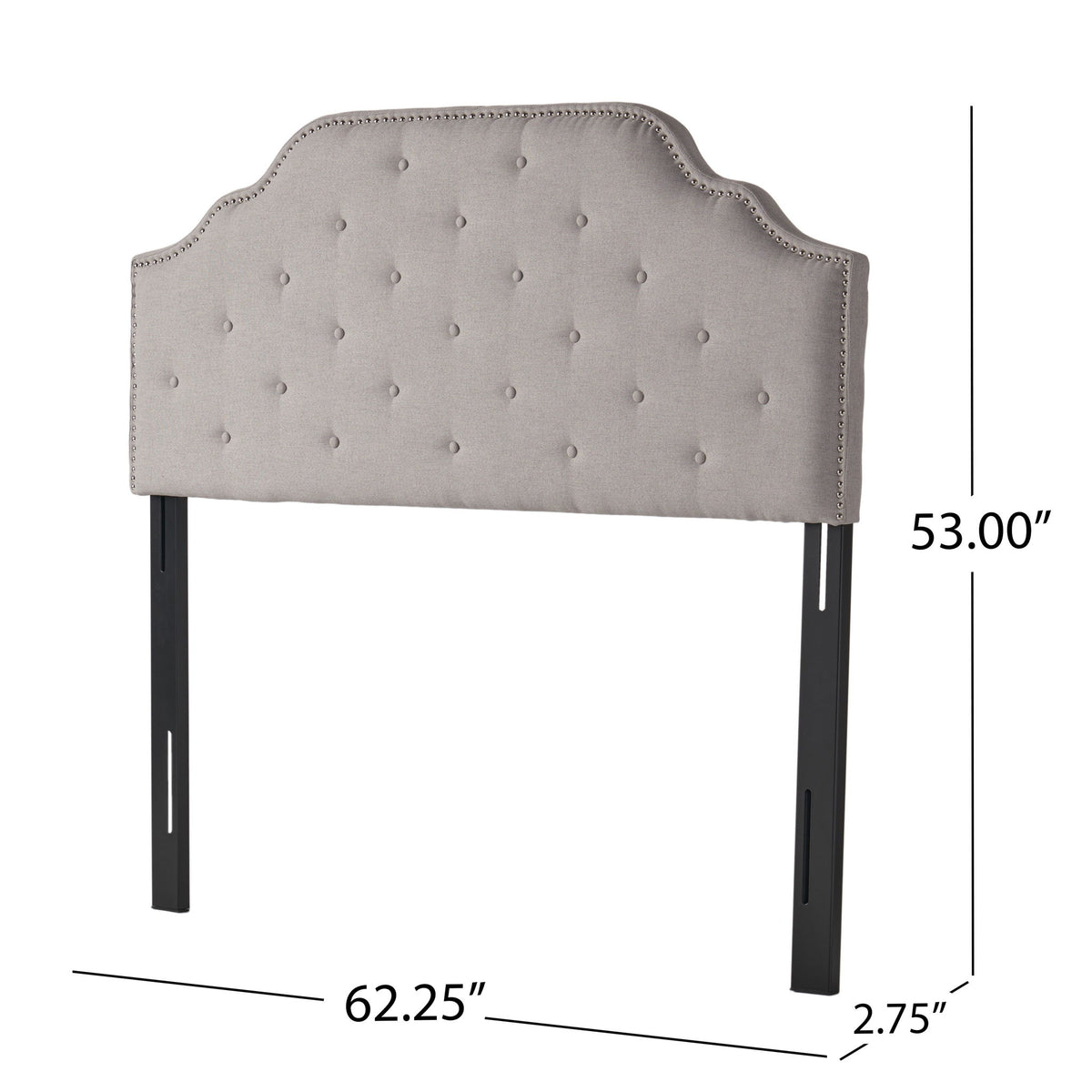 Luella - Button Tufted Upholstered Headboard