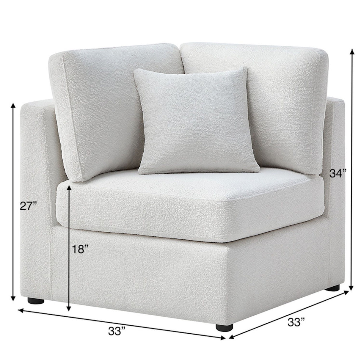 Chauncy - Corner Wedge Chair