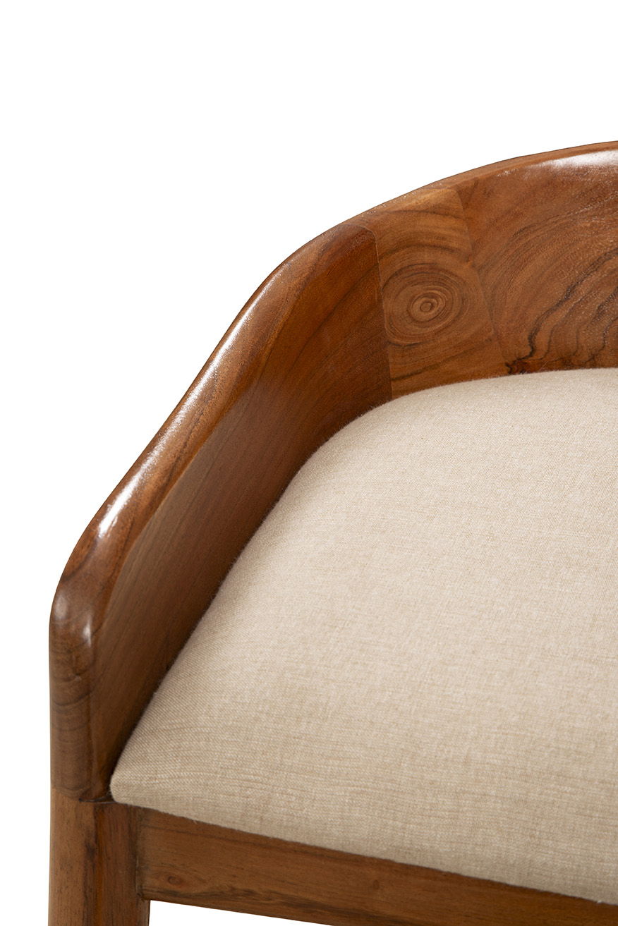 Saddle - Counter Stool - Light Brown