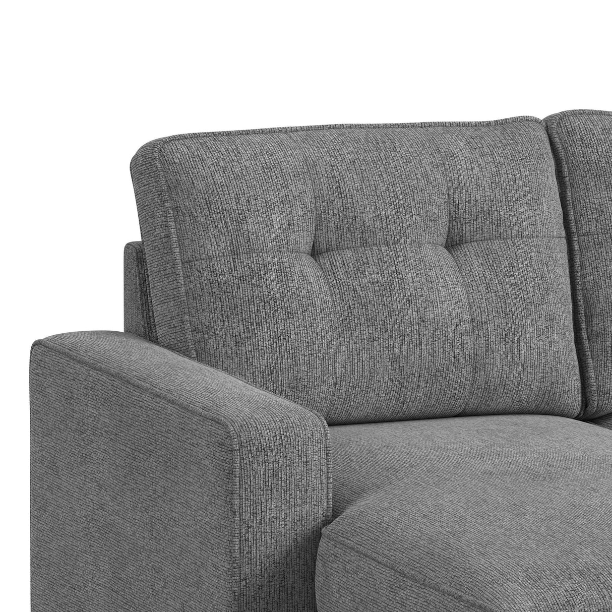 Homer - 2 Piece Sectional - Clementine Gray
