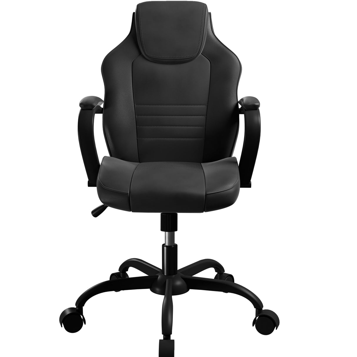 Gaming And Office Chair With Padded Arms, Adjustable Height