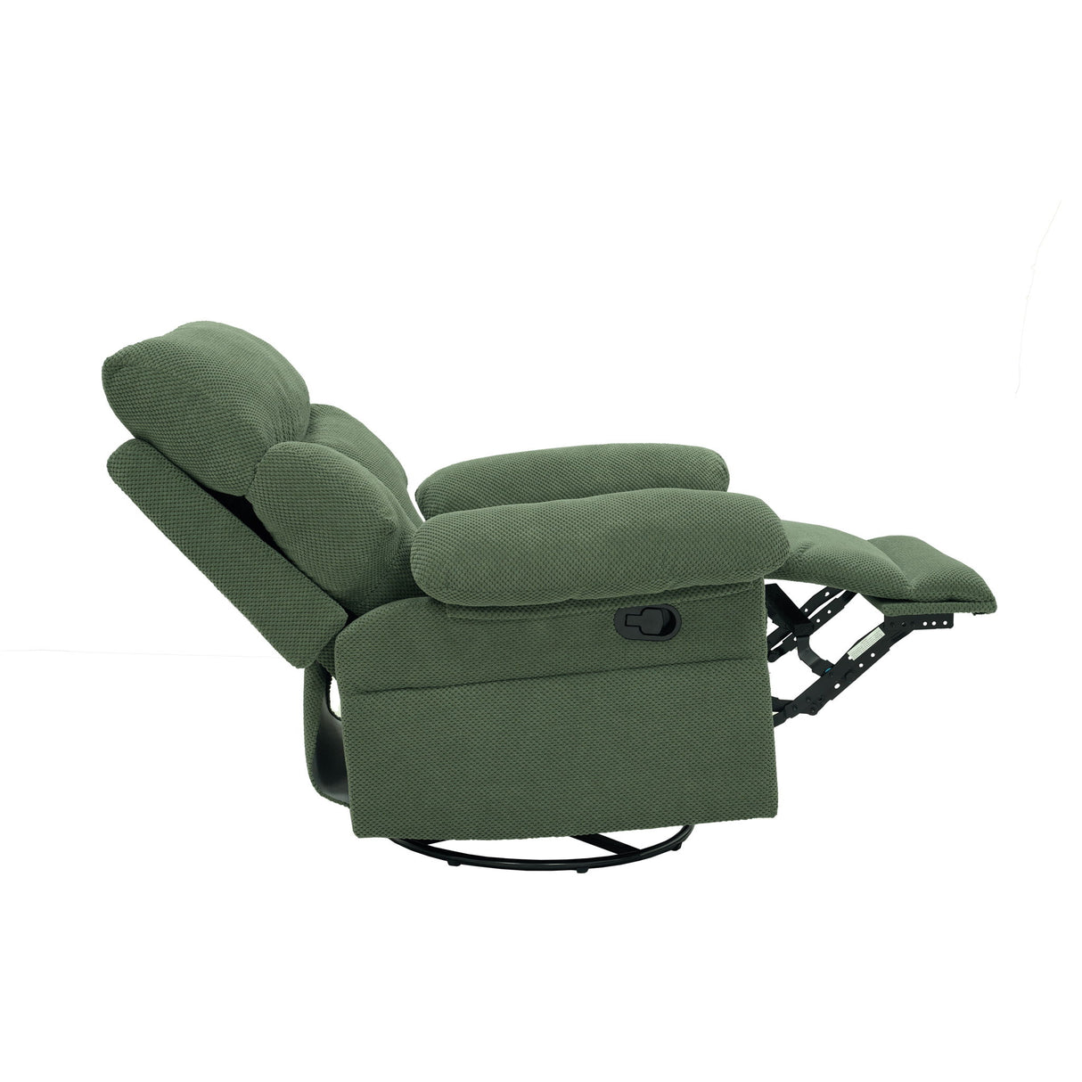 Swivel Rocker Recliner Chair With Manual Recline For Living Room