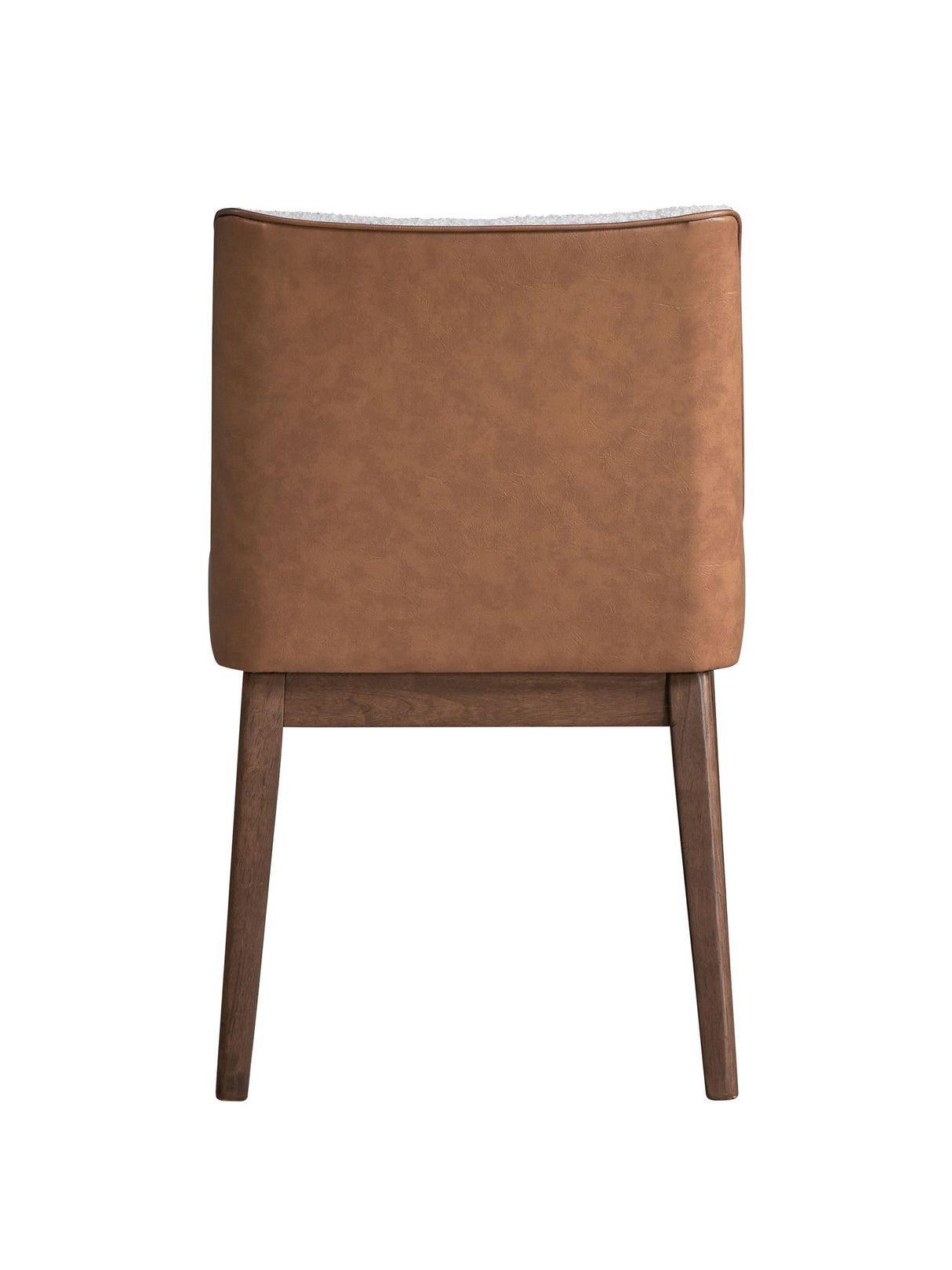 Ginny - Boucle Velvet Side Chair (Set of 2) - Walnut - Chair Sets - Alpine Outlets