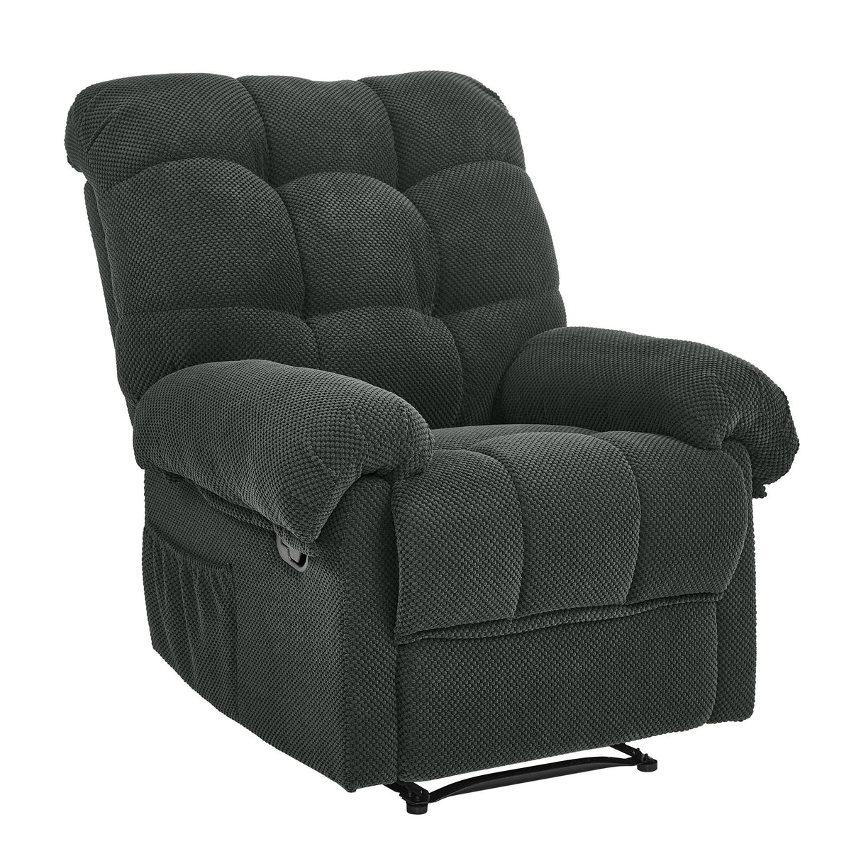 Manual Recliner, Padded Footrest