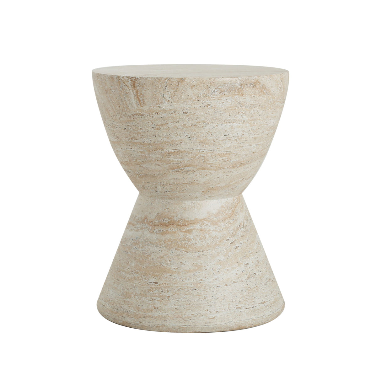 Outdoor, Lightweight Concrete Side Table