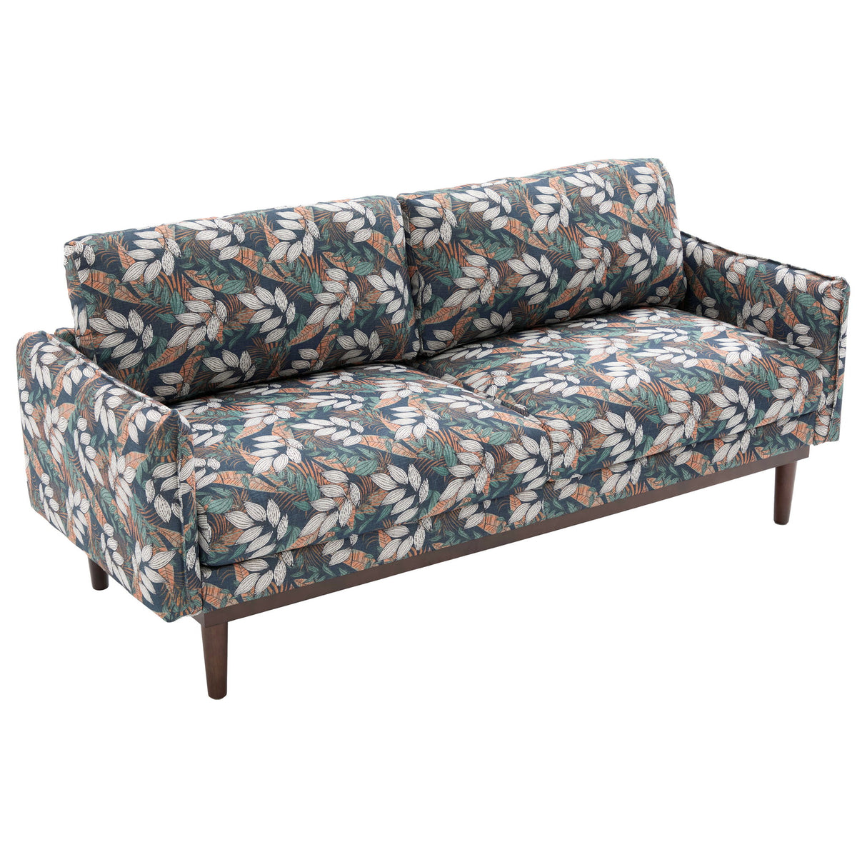 2 Seater Loveseat Sofa With Spacious Seating Area