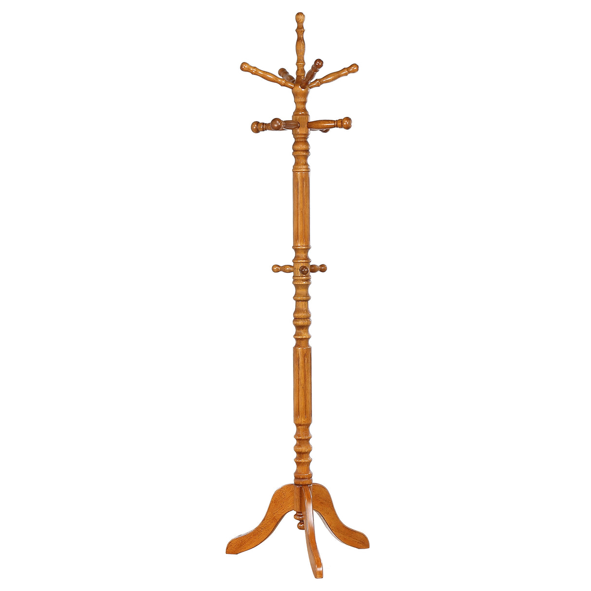Achelle 11 Hook Golden Brown Coat Rack
