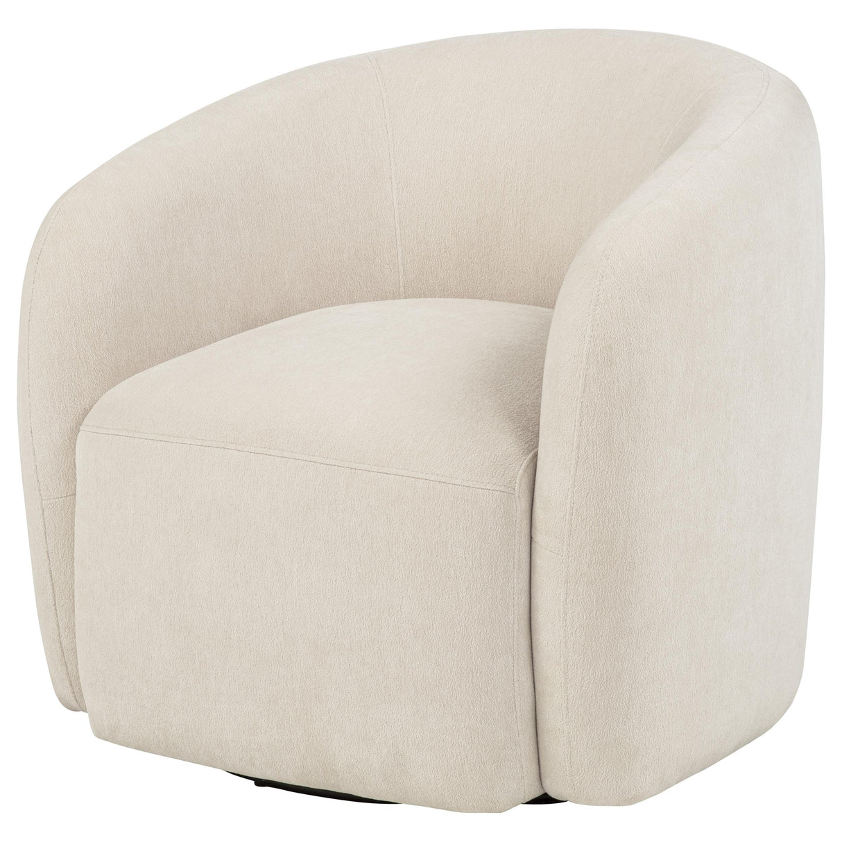Gerley Chenille Upholstered Swivel Accent Chair - Beige