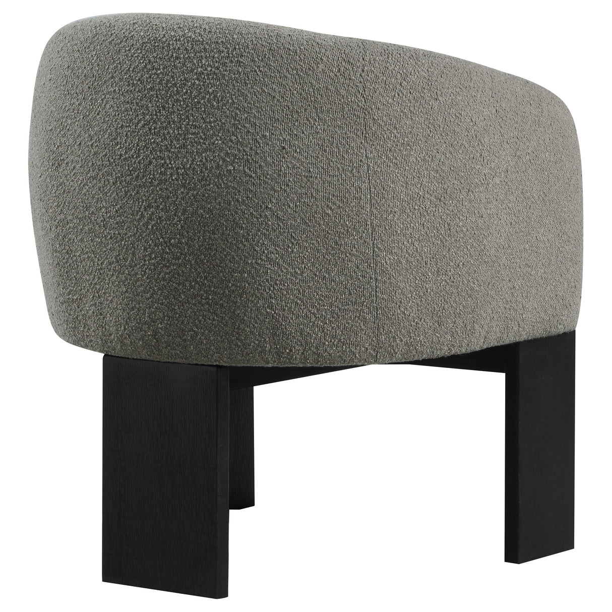 Valdez Boucle Upholstered Barrel Back Accent Chair