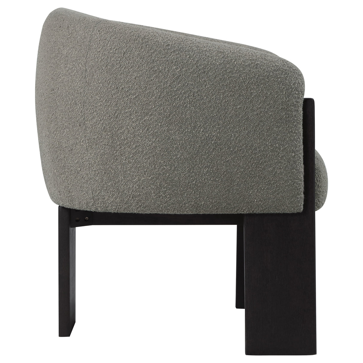 Valdez Boucle Upholstered Barrel Back Accent Chair