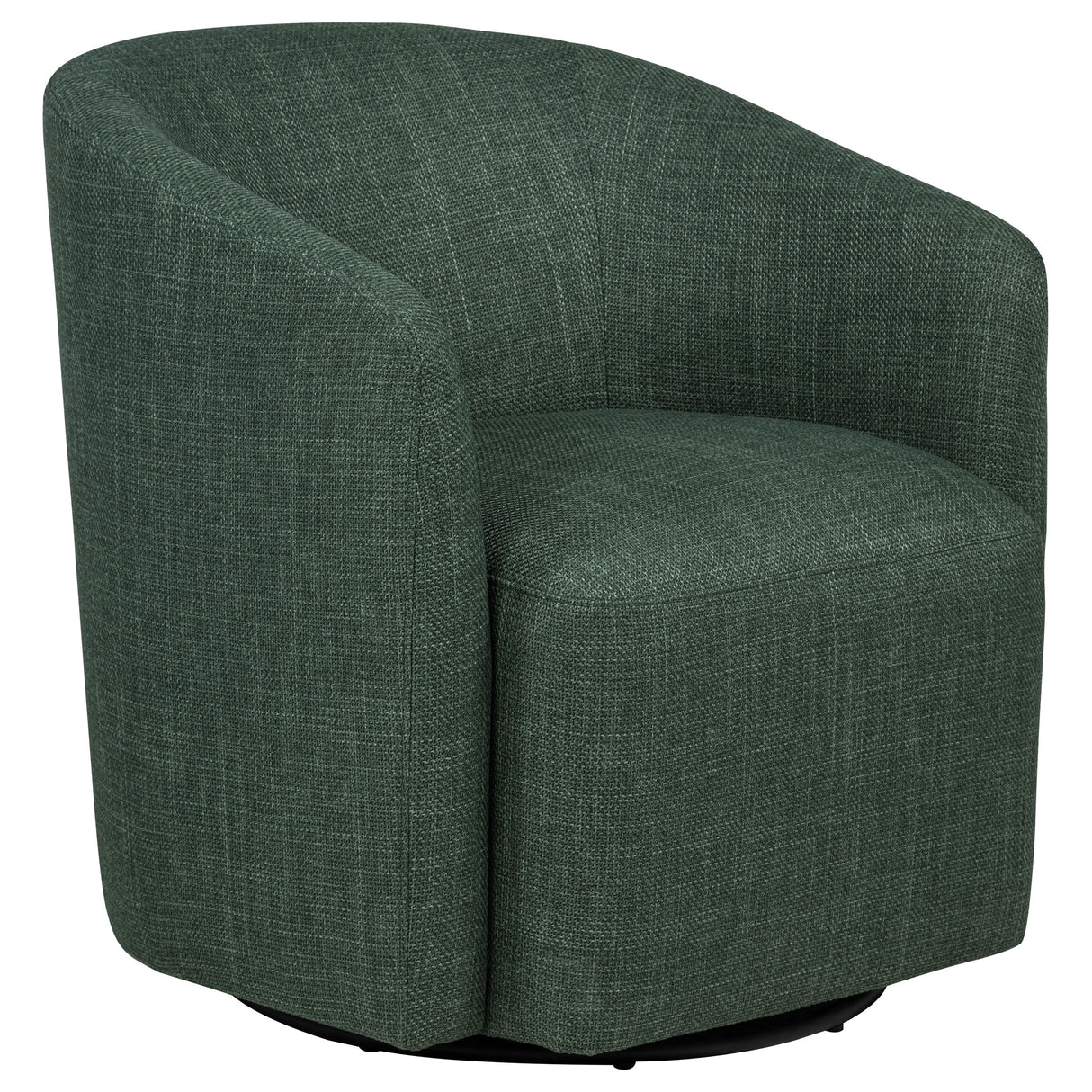 Mossbrook Fabric Upholstered Swivel Accent Chair - Green