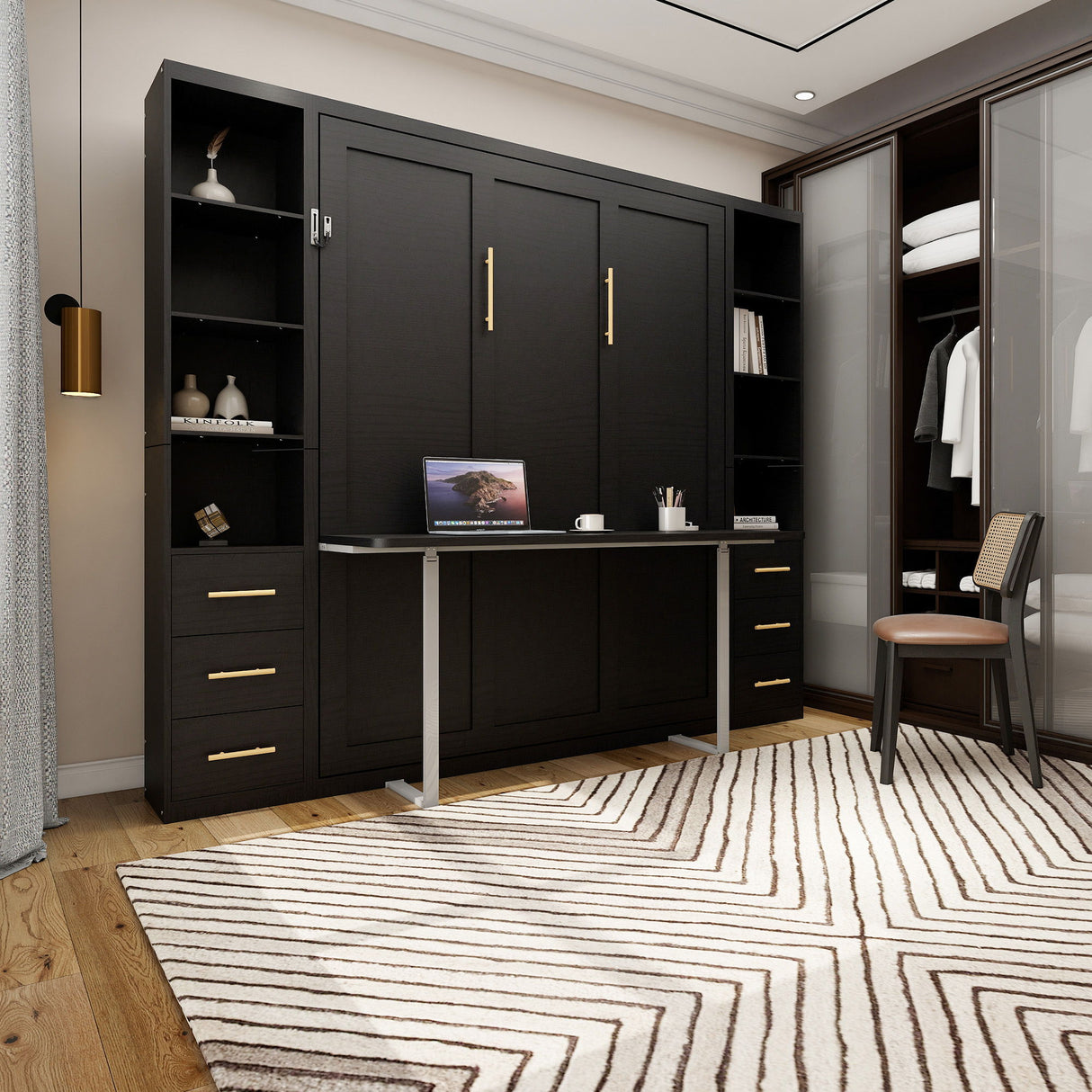 Multifunctional Vertical Murphy Wall Bed