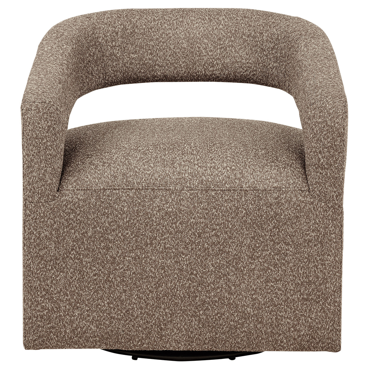 Westhill Boucle Swivel Accent Chair in Rocky Road