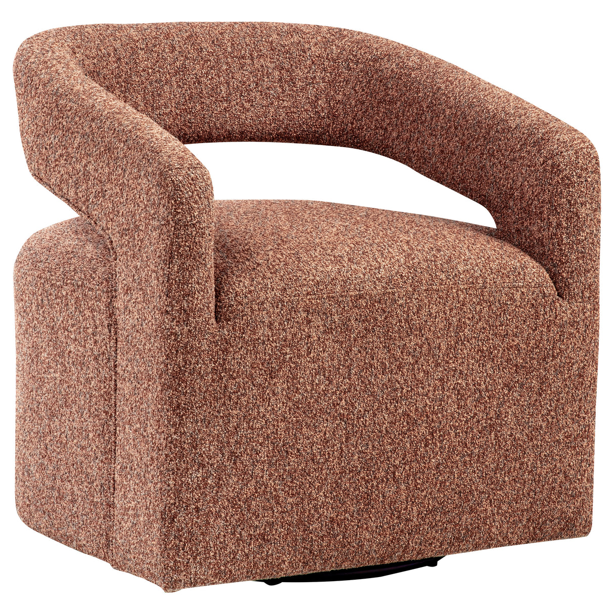 Westhill Berry Boucle Swivel Accent Chair