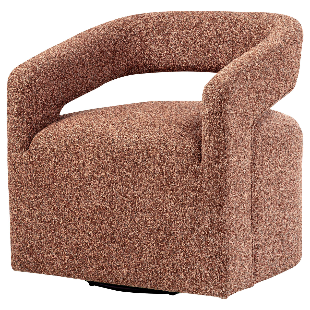 Westhill Berry Boucle Swivel Accent Chair