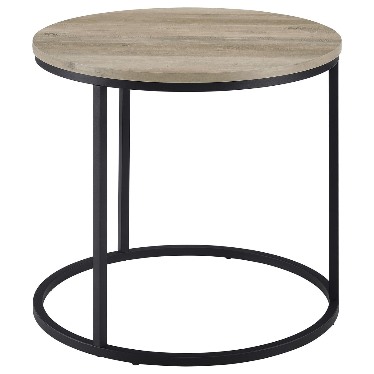 Arrize - Round Side End Table - Pine Wood