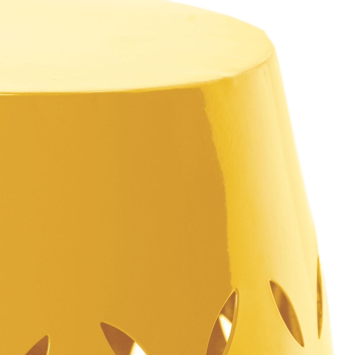 Outdoor Side Table With Barrel Shape